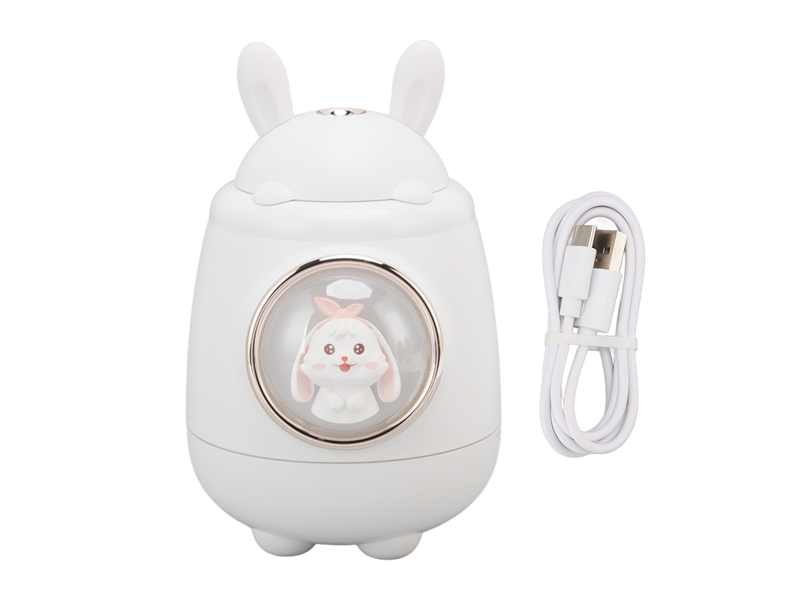 MEOIRUERY Humidificadores de Mesa USB Multifunción con Niebla Fría y Luz Nocturna para Dormitorio, Habitación de Bebé, Estudio u Oficina
