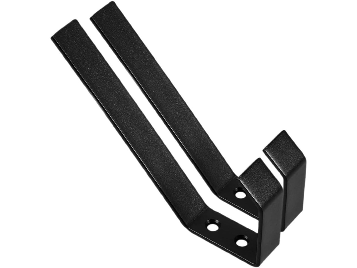 Soporte Pared 2 Piezas Sombreros Cascos Motocicleta Acero Inoxidable Negro Ahorra Espacio Seguro Accesorios