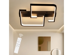 Zmh Lámpara De Techo Led Moderna Regulable Con Mando A Distancia - 46 W - Iluminación De Interiores De Diseño