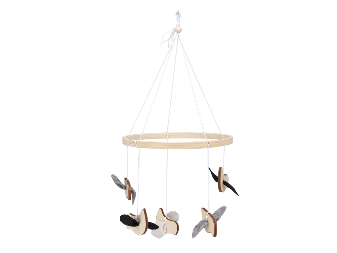 Campana De Viento De Madera Hecha A Mano Con Forma De Animal Para Jardín, Patio O Decoración Interior/exterior.