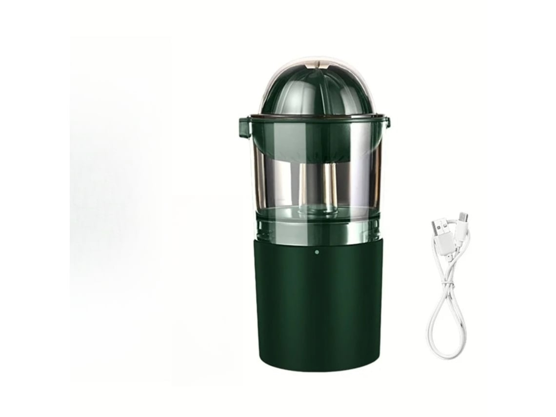 Exprimidor De Frutas Eléctrico Portátil Con Carga Usb Verde Veanxin