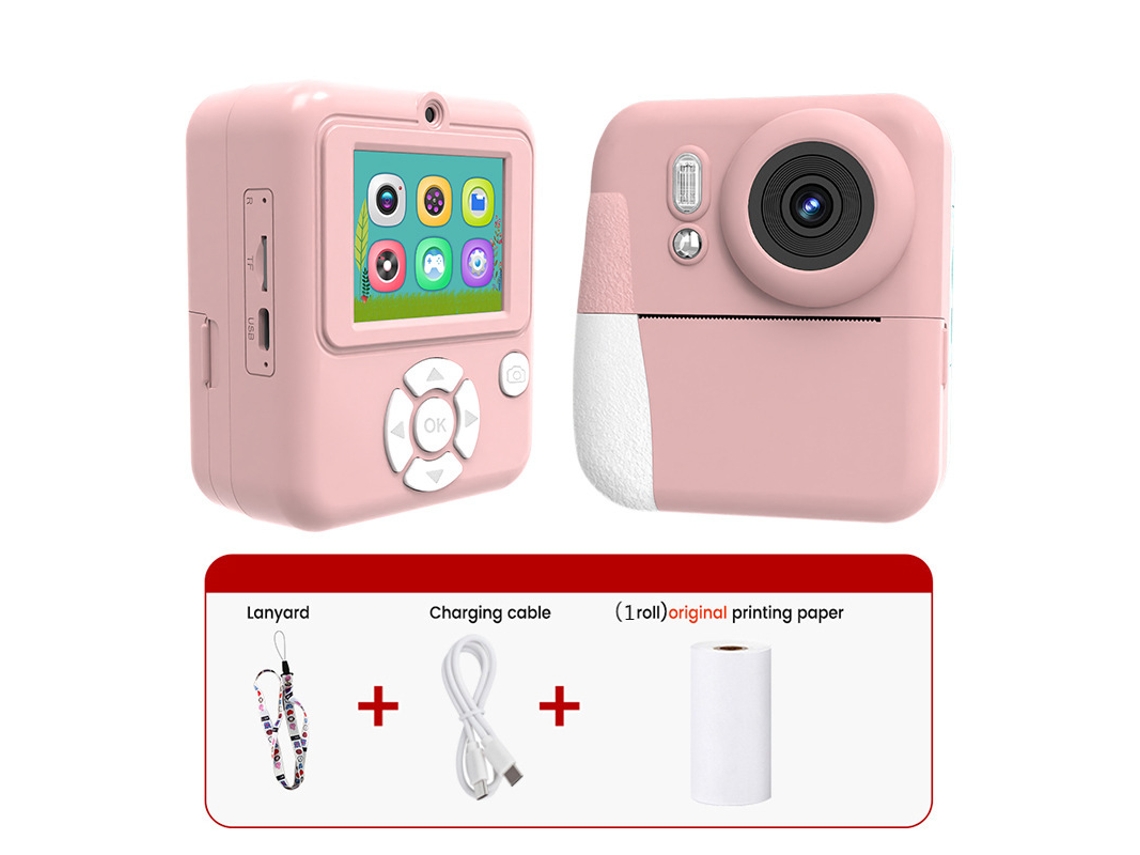 Impresora Térmica Portátil Con Pantalla De 2,4 Pulgadas, Compatible Con Música, Ideal Como Regalo De Viaje.