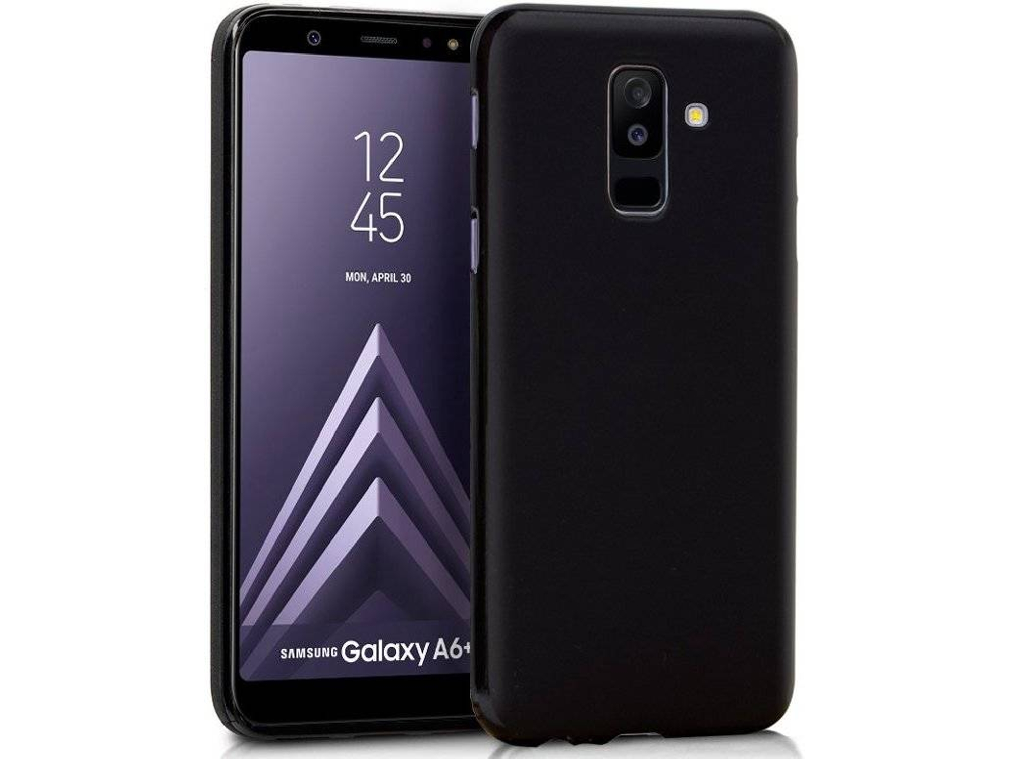Carcasa Samsung Galaxy A6+ COOL Silicona Negro