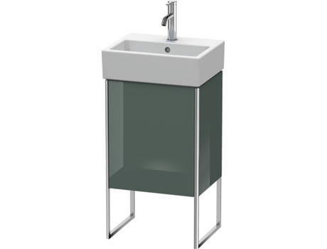 DURAVIT XSquare Vanity unit vertical 43.4x34.0 cm, 1 puerta, colgado a la izquierda, 1 estante de vidrio, para el lavabo Vero Air 072445