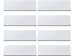 Juego De 8 Placas Identificativas Con Pasador Para Transferencia Térmica, 7,6 X 3,2 Cm