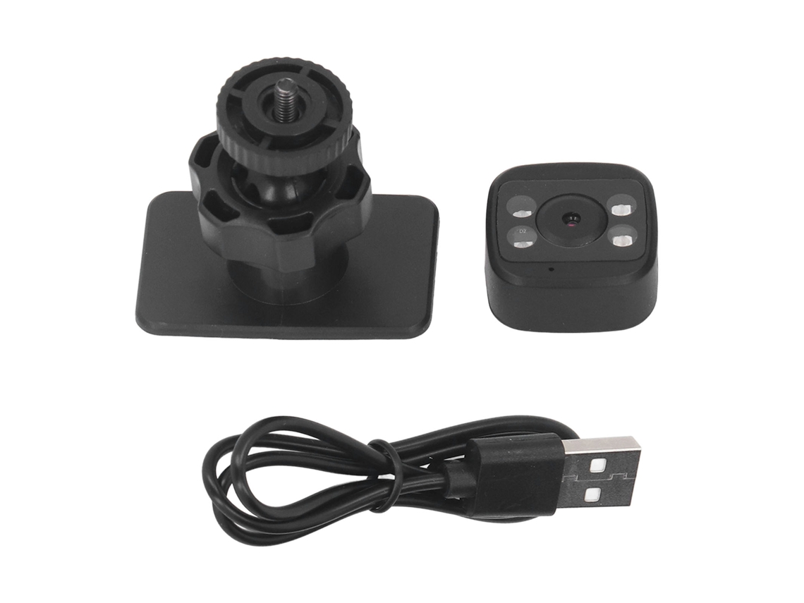 Câmera Mini Wifi 1080p Visão Noturna Ângulo Largo 90° Gravação Em Loop Segurança Interior
