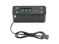 Termómetro Digital De Refrigeración Por Agua G1/4 Panel Negro Monitor De Pantalla Verde