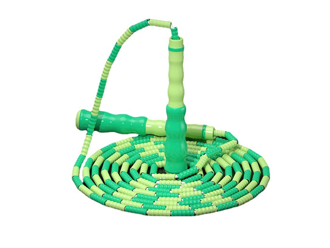 HYMNORA Cuerda de Saltar con Cuentas Ajustable, Ideal para Adultos y Niños, Cuerda Veloz sin Enredos para Boxeo, Ejercicio y Pérdida de Peso
