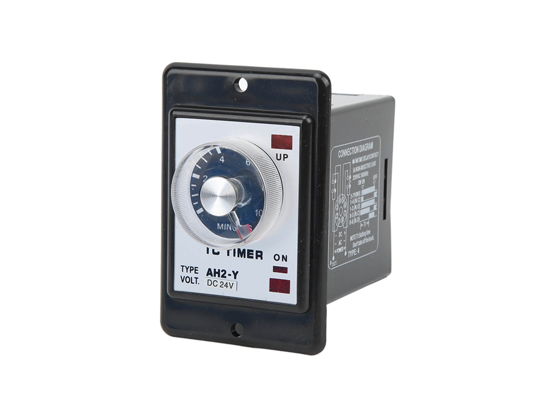 Relé De Retardo De Tiempo Con Puntero Mini Ah2-y De 10 M, 8 Pines, 24 V Cc Para Equipos De Automatización.