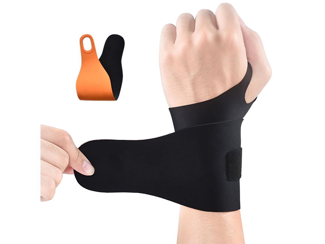 Muñequera Para Túnel Carpiano Ajustable Para Aliviar Lesiones (negro) Cuich