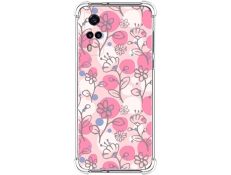 Carcasa Vivo Y52 5G TUMUNDOSMARTPHONE Dibujos Antigolpes Flores 07 Multicolor