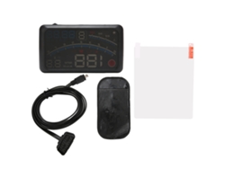 Pantalla HUD de 5,5 pulgadas para coche, proyector multifuncional para parabrisas, conducción segura para vehículos OBDII