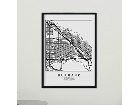 Poster NACNIC Mapa de Burbank (A3)