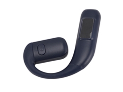 Auriculares Bluetooth 5.5 Mono Con Cancelación De Ruido, Micrófono Giratorio E Indicador De Batería Para Deportes Al Aire Libre - Azul