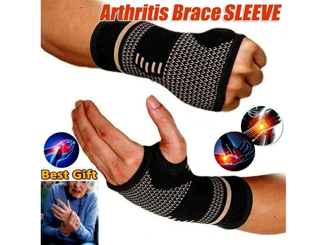 M1pcs Correa Deportiva Muñeca Fibra Cobre Antideslizante Transpirable Protección Gimnasio Baloncesto