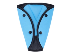 Regulador Triangular De Cinto De Segurança Infantil Para Carro Algodão Respirável Azul