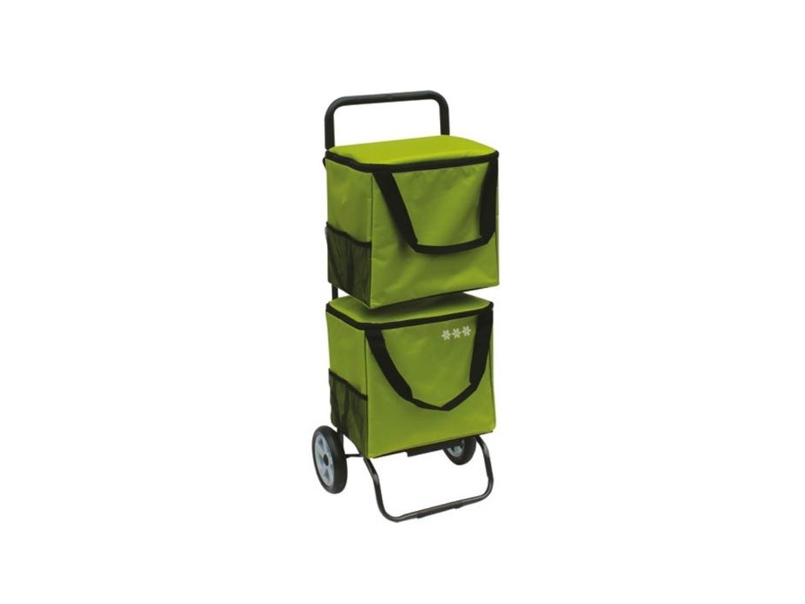 Carrito De Supermercado 2 Ruedas 2 Bolsas Verde 8210 478 Sidebag