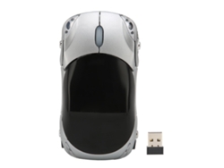 Mouse Sem Fio 2.4ghz Carro Esportivo 3d Design Gamer 1600 Dpi Para Windows Linux