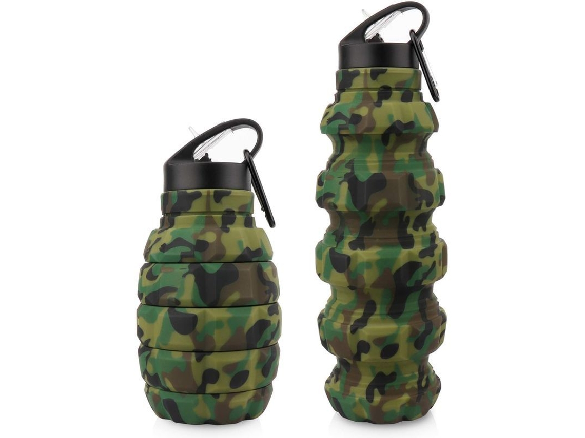 2026da-botella De Agua Plegable Reutilizable Silicona Bpa Free Para Gimnasio Camping Senderismo Viajes