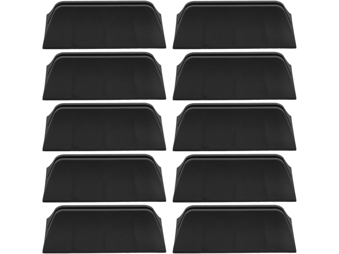 Besportble Amosfun De Plástico Negro Para Separadores De Oficina Y Plástico 14,00 X 6,70 X 4,00 Cm Pulgadas...