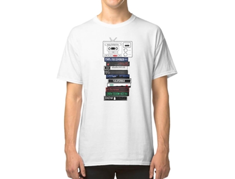 Camiseta ROCKINSTONE Ricky Montgomery Album Mix Tape Algodón para Hombre (3XL - Multicolor)