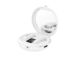 Auriculares Inalámbricos Bluetooth, Pantalla Led Chrouns, Bluetooth V5.3 Blanco