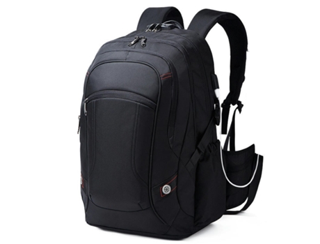 Mochila deportiva Mochila de senderismo al aire libre Mochila de viaje Mochila resistente al agua Mochila de ocio-negro