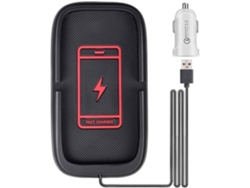 Cargador Fast Auto Sem Pad para iPhone 11 Pro Max/Se/12 Pro Max/12 Pro/12/XR/12 Mini YIZHOOD Seda Negro