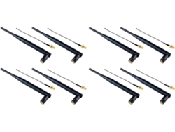 Antena Lora Omnidireccional De 8 Antenas, 868 Mhz, 5 Dbi, Conector Sma Macho Con Cable De Extensión.