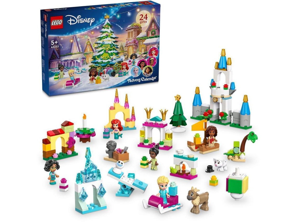 LEGO Disney: Calendário do Advento de 2024 – Set de construção festivo com 8 personagens