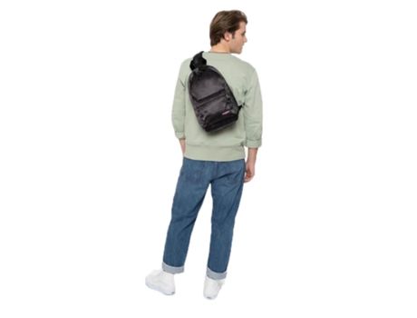Eastpak Litt Satin Negro Mochila Pequeña