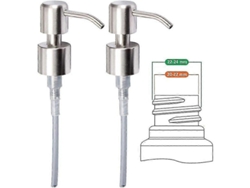 Omni-bomba De Reemplazo Para Dispensador De Jabón Líquido Acero Inoxidable 18/10 Pieles Cepilladas 2 Piezas 24mm
