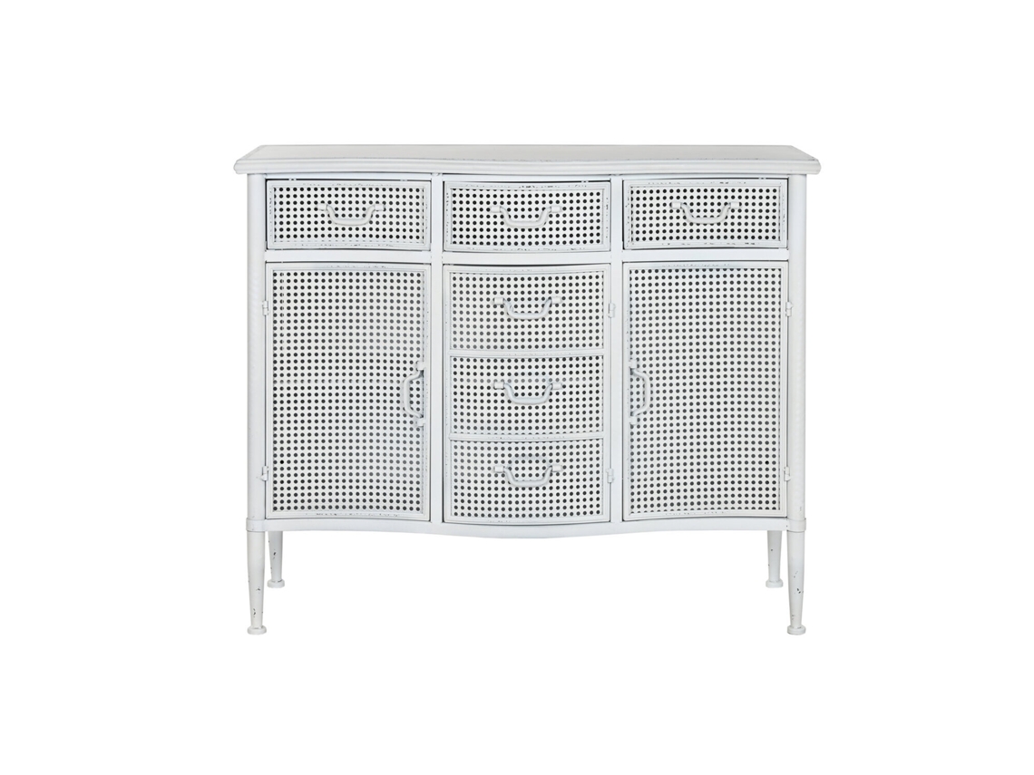 Buffet Metal Blanco 101x42x85cm