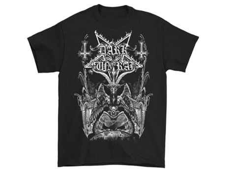 Camiseta ROCKINSTONE Dark Funeral Baphomet (Algodón - XL)