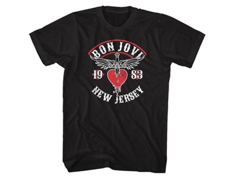 Camiseta ROCKINSTONE Bon Jovi Nj38 (S)