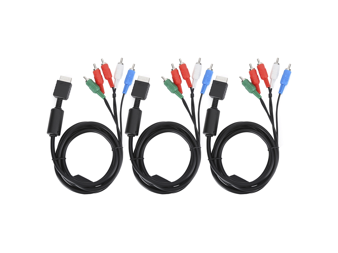 3 cables de vídeo HD universales para Sony PS2/PS3