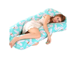 Almohada Para Embarazadas, Almohada En U Desmontable Y Lavable, Gran Cojín De Espalda