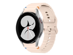 Correa para Samsung Galaxy Watch 4 (40 mm/44 mm) - Silicona cosida con diseño de ondas