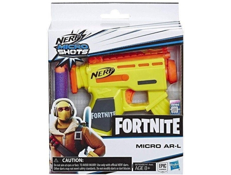 Lanzador Nerf HASBRO Fortnite - Microshots Modelo Micro Ar-L