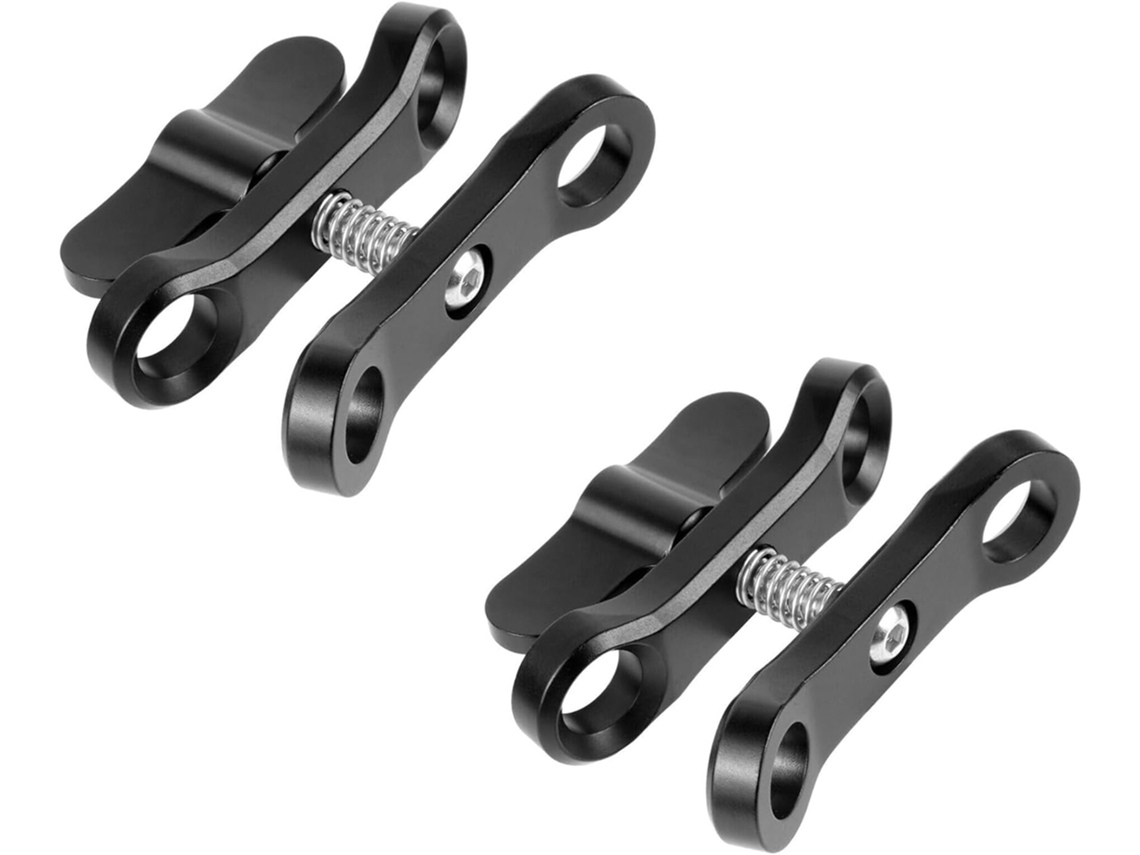 Adaptador De Trípode 2x Para Rótula Con Abrazadera De Buceo, Clip De Mariposa, Cámaras Cnc, Slr, Go