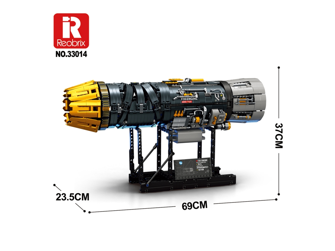 Modelo mecánico del motor de simulación MDUG del F35b (33014)