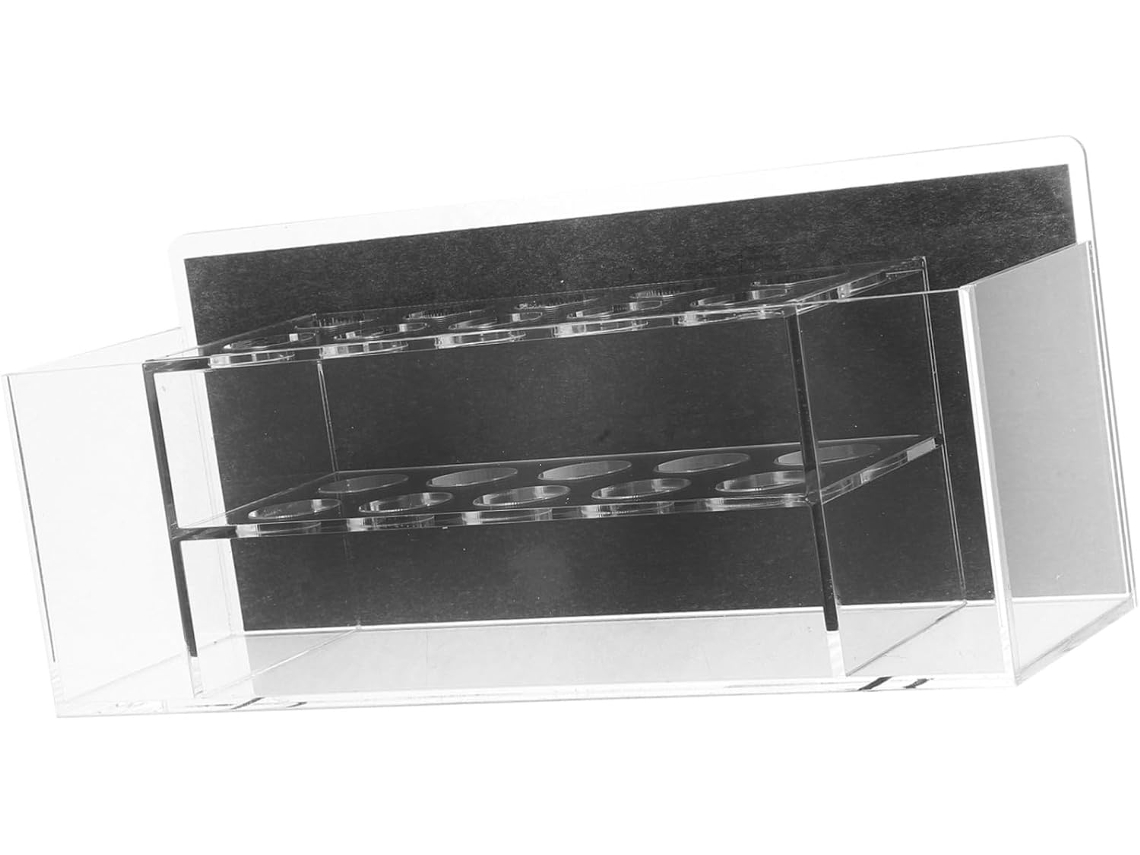 Soporte Magnético Para Marcadores De Pizarra Blanca, Con Base De Acrílico Transparente.