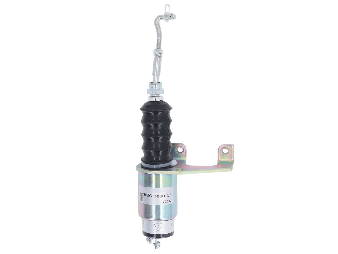 Válvula Solenoide Universal De Corte De Combustible De 12 V Para Excavadora - Pieza De Repuesto
