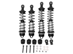Amortiguadores Delanteros Y Traseros De Aluminio De Alta Resistencia Para Rc Arrma 1/7 Mojave 1/8 Kraton Negro