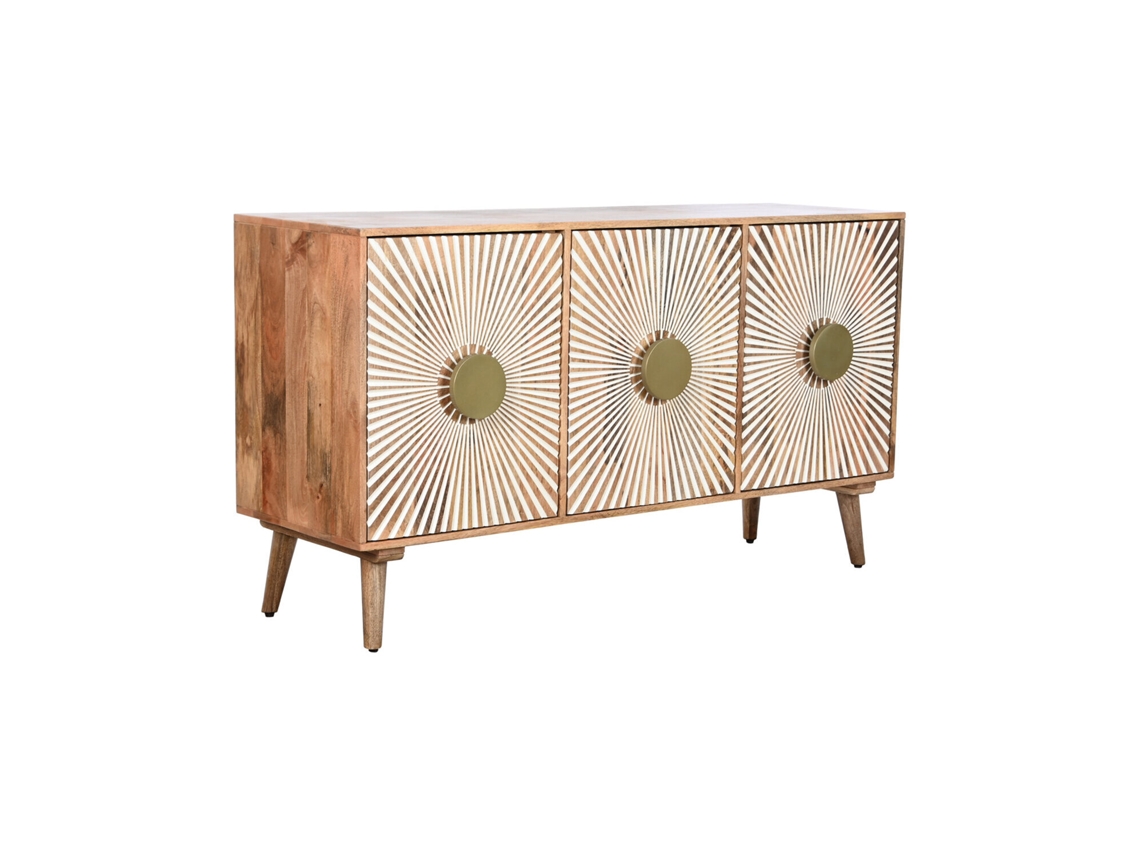 Aparador de madera de mango con 3 puertas ALEXANDRA HOUSE LIVING (145x45x80cm)