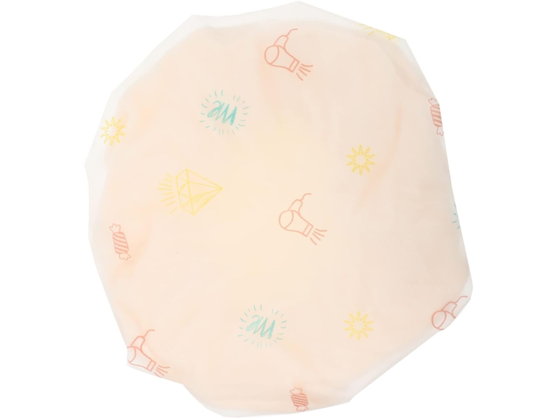 Gorro de ducha elástico de secado rápido para mujer, ajustable, de PEVA. Gokoco
