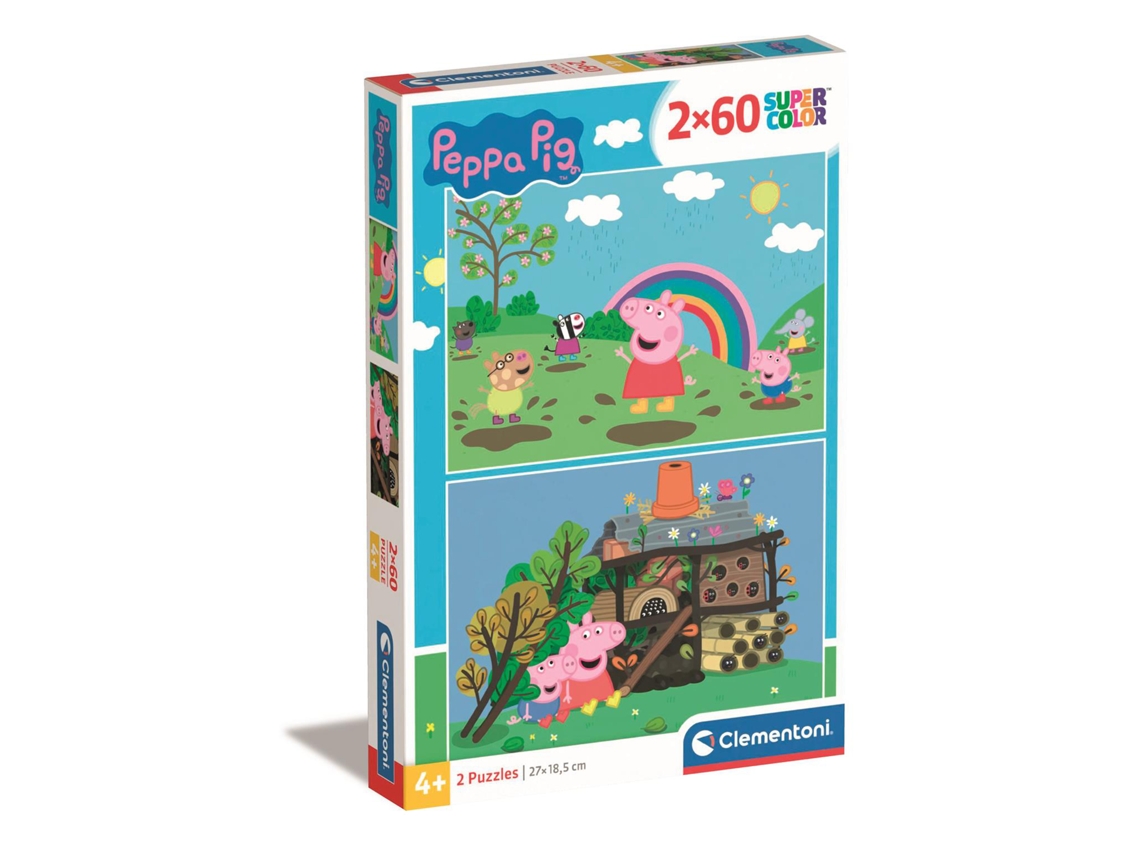 Puzzle 2x60 piezas Peppa Pig Clementoni