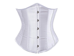 2026-corset Underbust Gótico Sexy Cincher Cintura Top Moldeador Plus Size S-6xl Lencería Rjo Xl Blanco