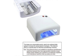 Lâmpada Uv Para Unhas Artísticas 2025 9w, Secador Eletrônico De Unhas, Lâmpada Uv Em Formato De U.