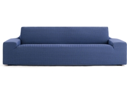 Funda de Sofá 5 Plazas EYSA Premium Jaz Tejido Multielástico (330 x 70 x 120 cm - Poliéster y Algodón - Azul)